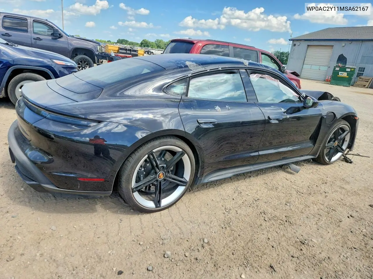 2021 Porsche Taycan VIN: WP0AC2Y11MSA62167 Lot: 57429306