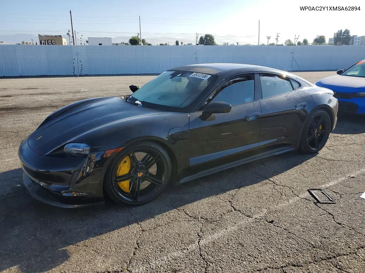 2021 Porsche Taycan Turbo VIN: WP0AC2Y1XMSA62894 Lot: 58413106