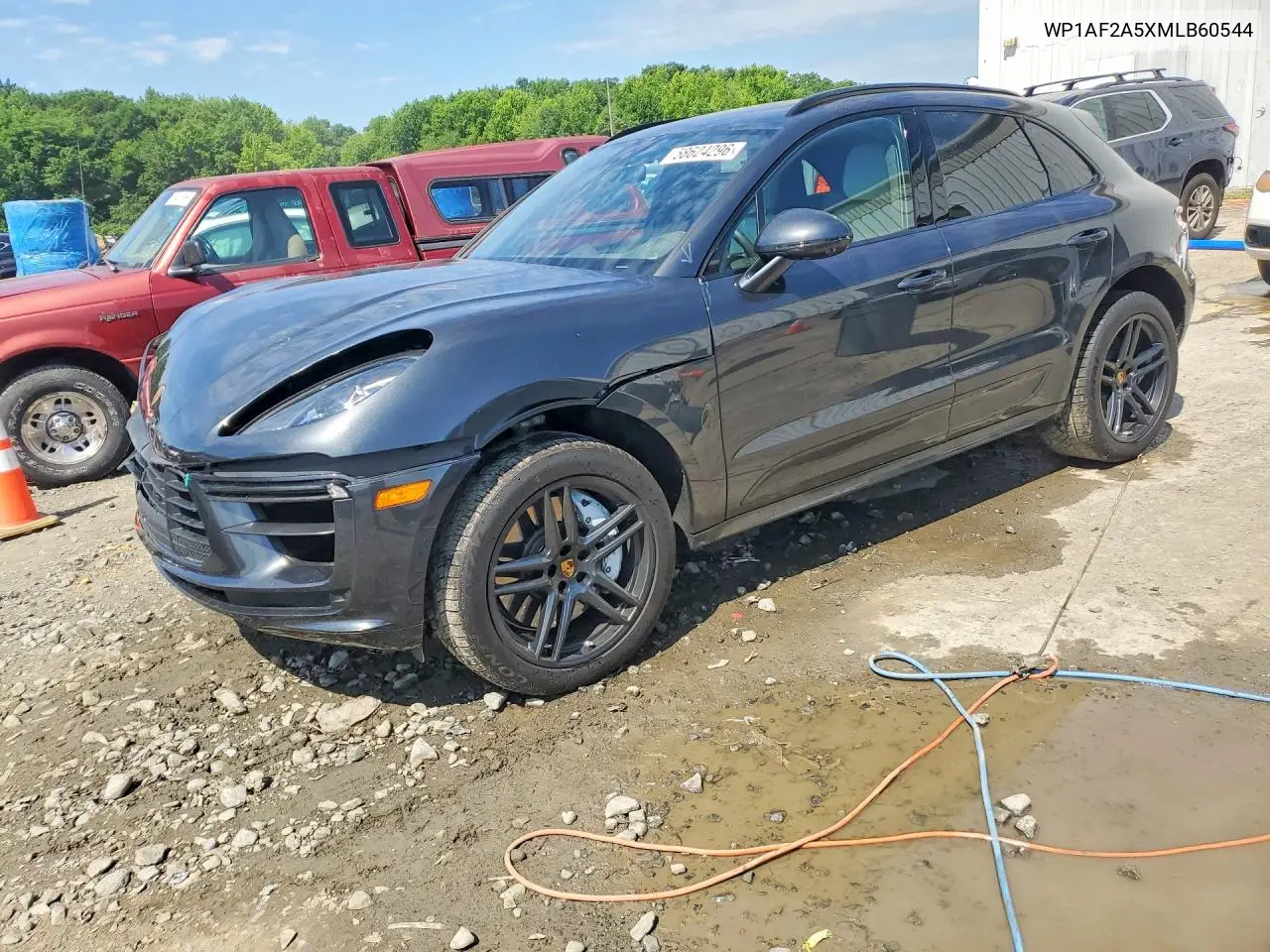 2021 Porsche Macan Turbo VIN: WP1AF2A5XMLB60544 Lot: 58624296