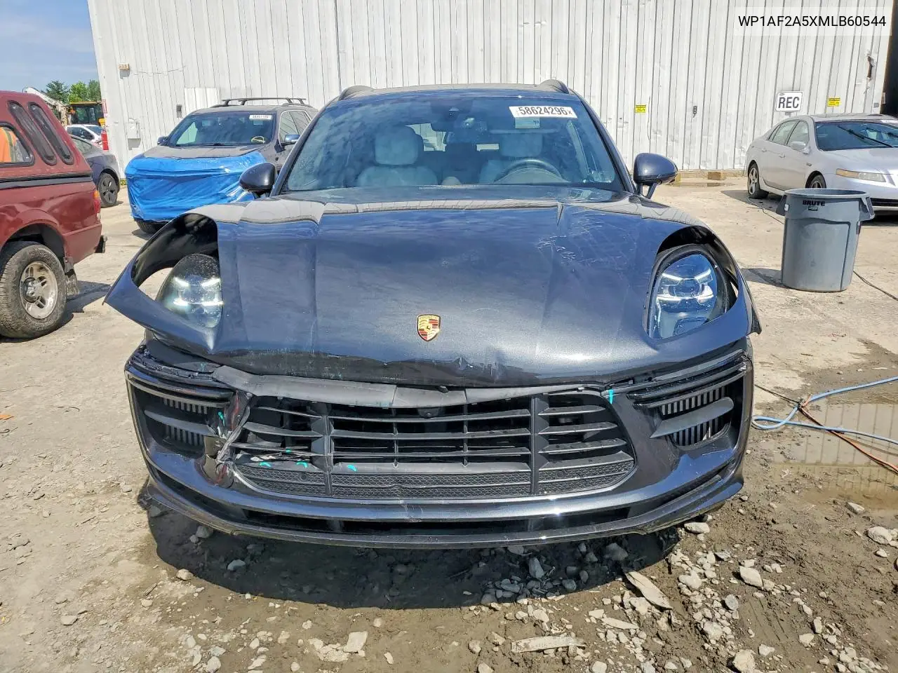 2021 Porsche Macan Turbo VIN: WP1AF2A5XMLB60544 Lot: 58624296