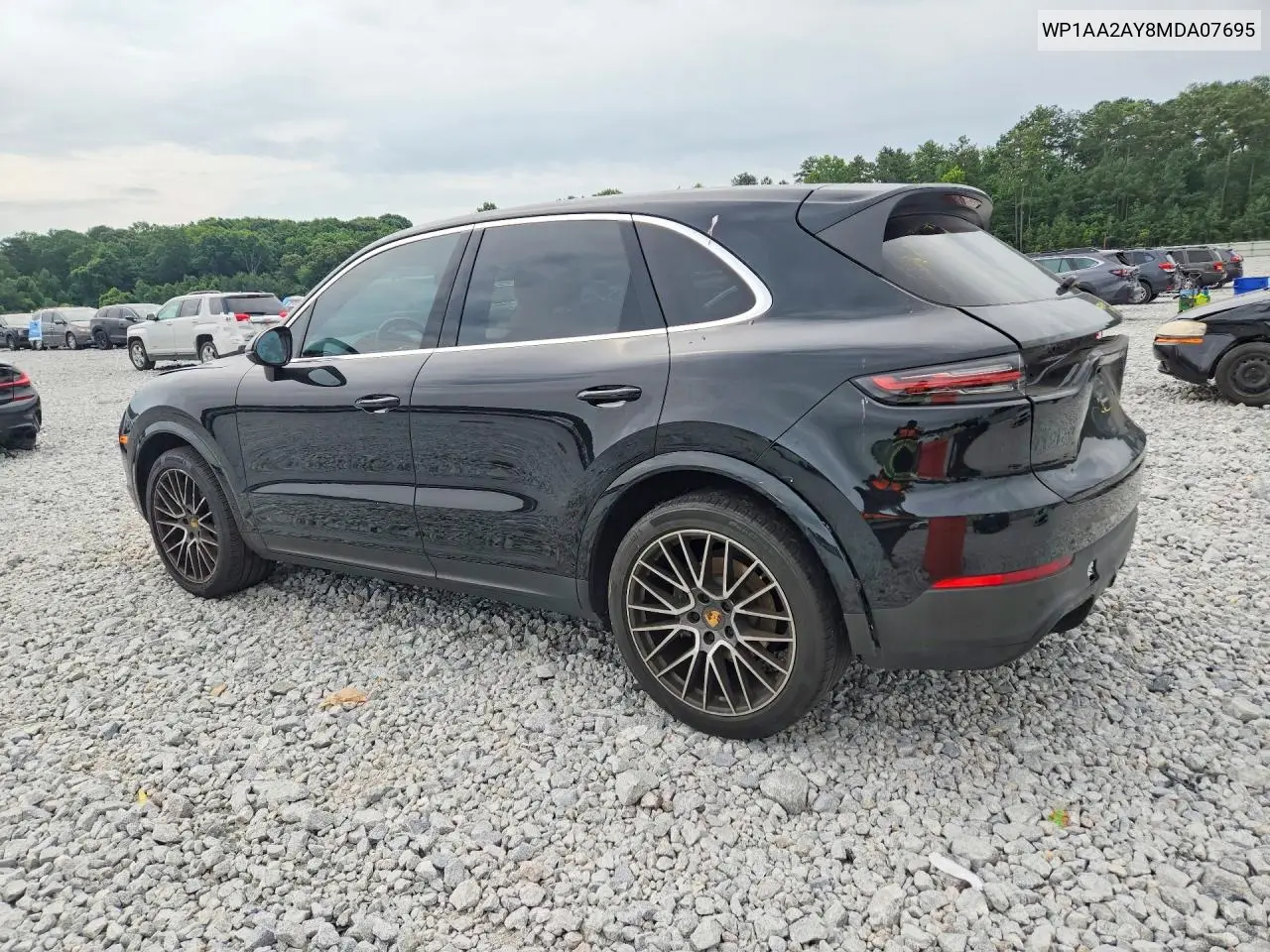 2021 Porsche Cayenne VIN: WP1AA2AY8MDA07695 Lot: 58698806
