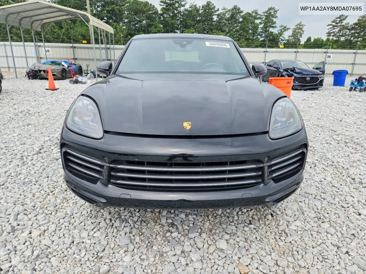 2021 Porsche Cayenne VIN: WP1AA2AY8MDA07695 Lot: 58698806