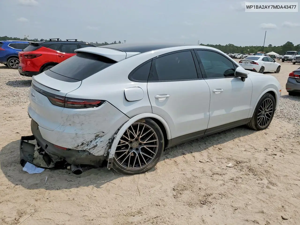 2021 Porsche Cayenne Coupe VIN: WP1BA2AY7MDA43477 Lot: 58823186