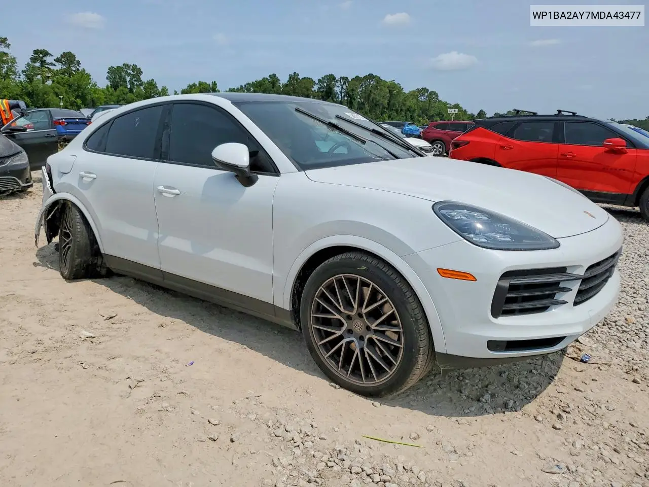 2021 Porsche Cayenne Coupe VIN: WP1BA2AY7MDA43477 Lot: 58823186