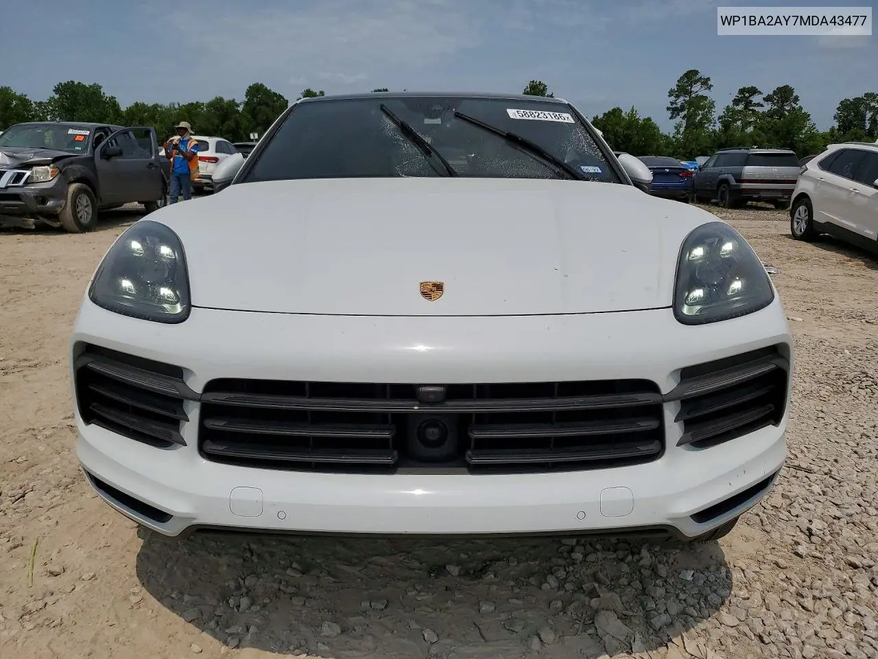 2021 Porsche Cayenne Coupe VIN: WP1BA2AY7MDA43477 Lot: 58823186