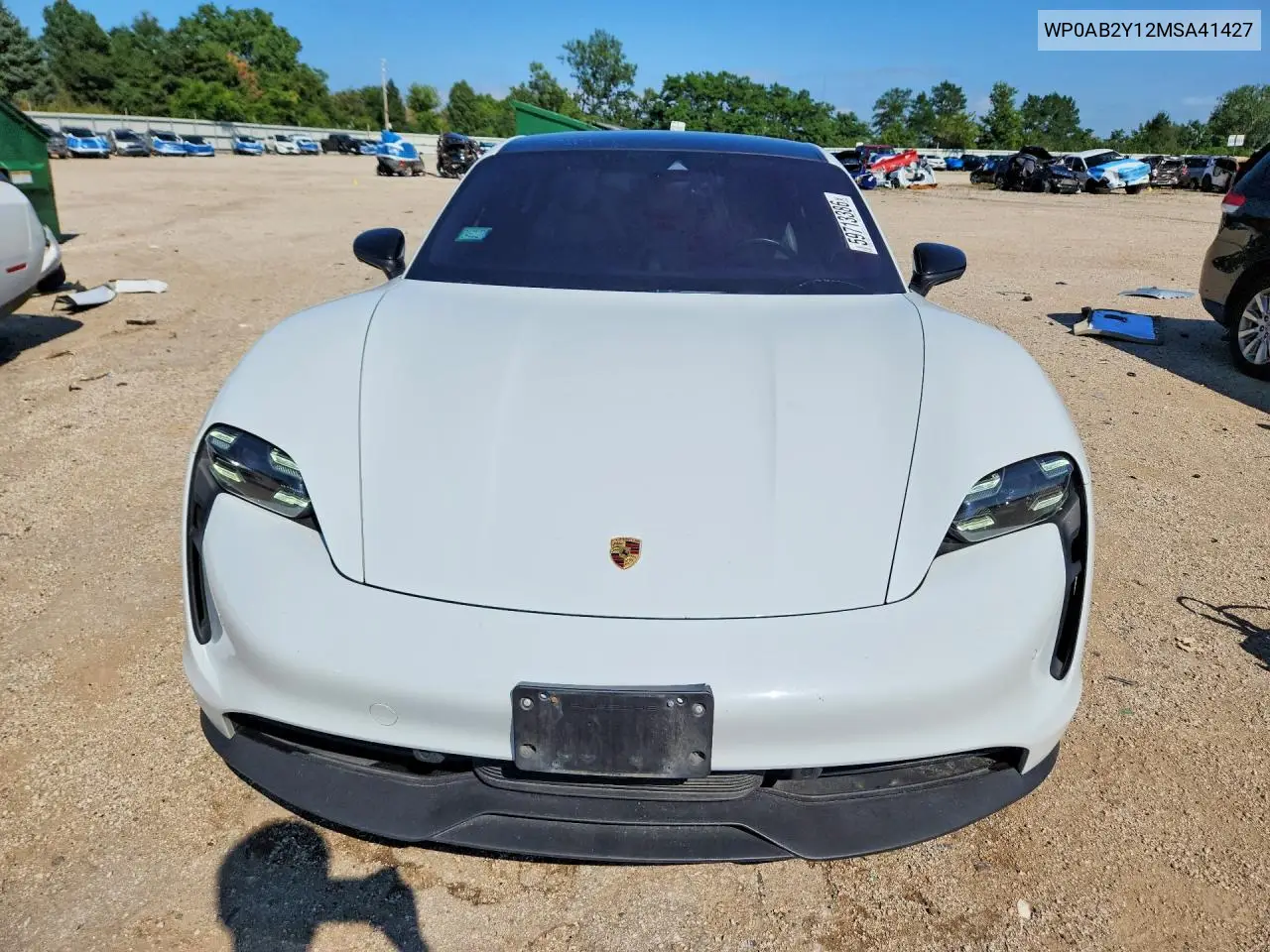2021 Porsche Taycan 4S VIN: WP0AB2Y12MSA41427 Lot: 59713386