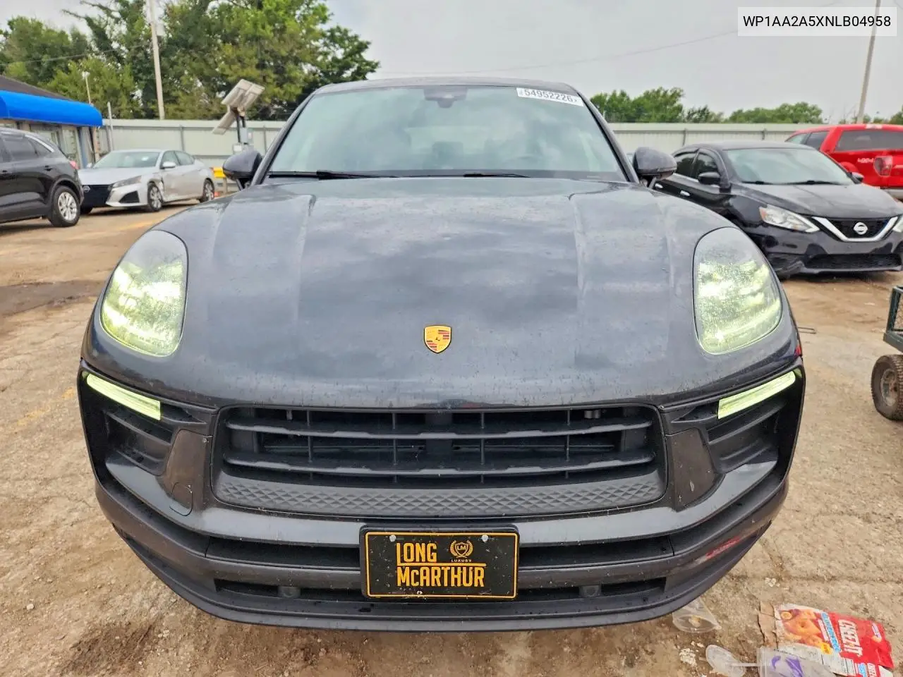 2022 Porsche Macan VIN: WP1AA2A5XNLB04958 Lot: 54952226