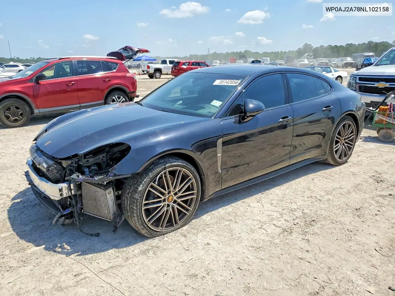 2022 Porsche Panamera Base VIN: WP0AJ2A78NL102158 Lot: 55142056