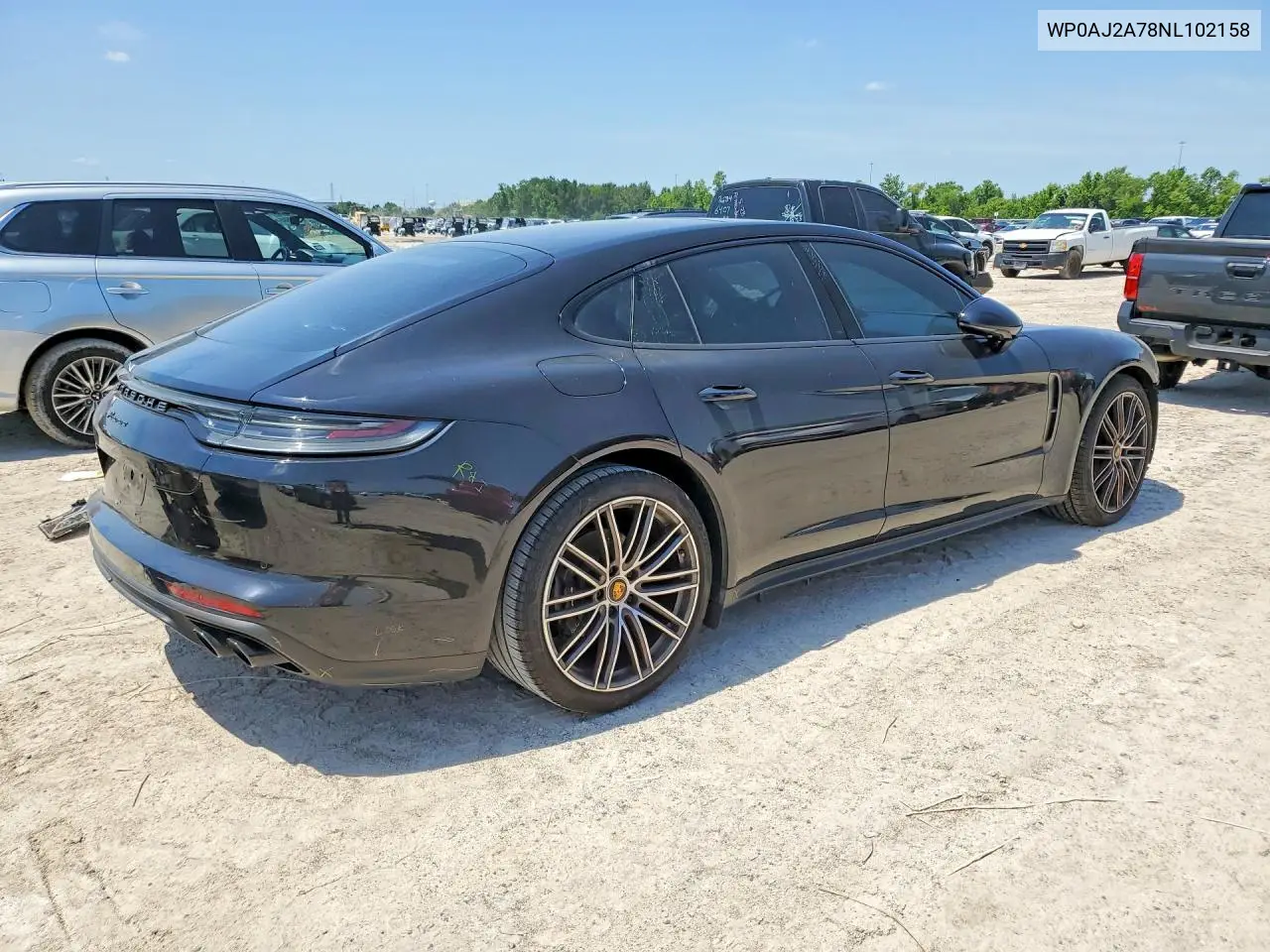 2022 Porsche Panamera Base VIN: WP0AJ2A78NL102158 Lot: 55142056