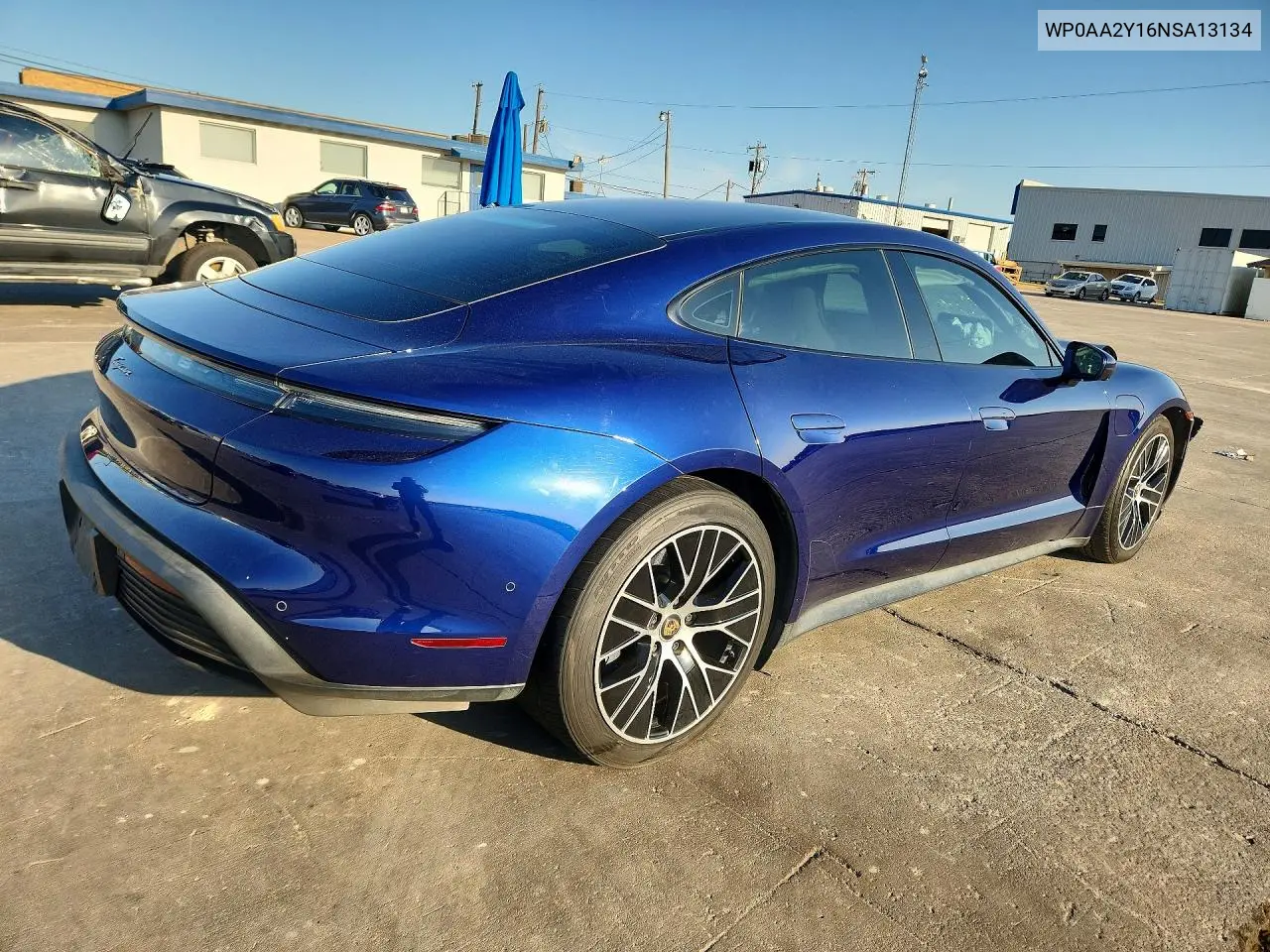 2022 Porsche Taycan VIN: WP0AA2Y16NSA13134 Lot: 55163136