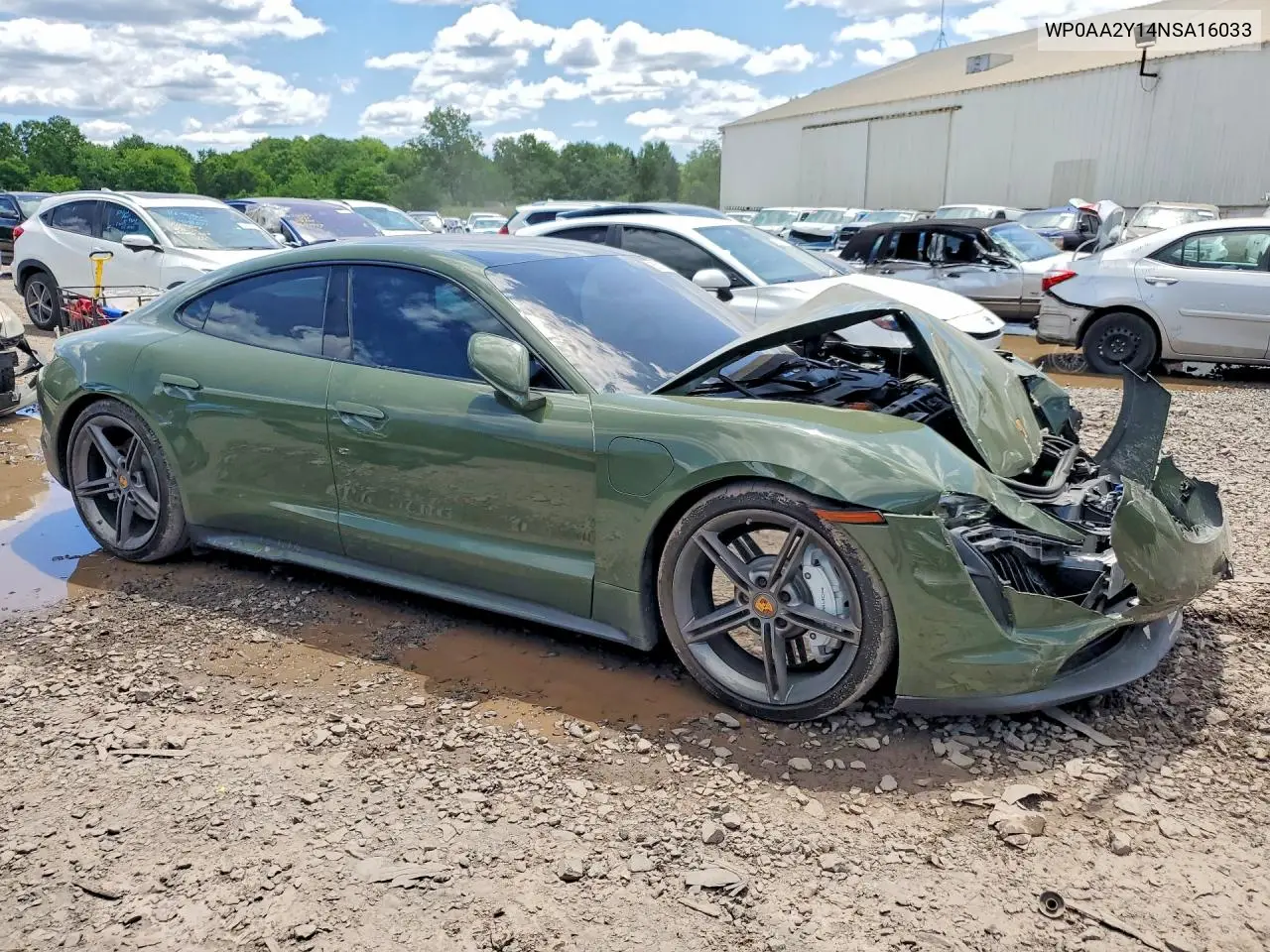 2022 Porsche Taycan VIN: WP0AA2Y14NSA16033 Lot: 55218746