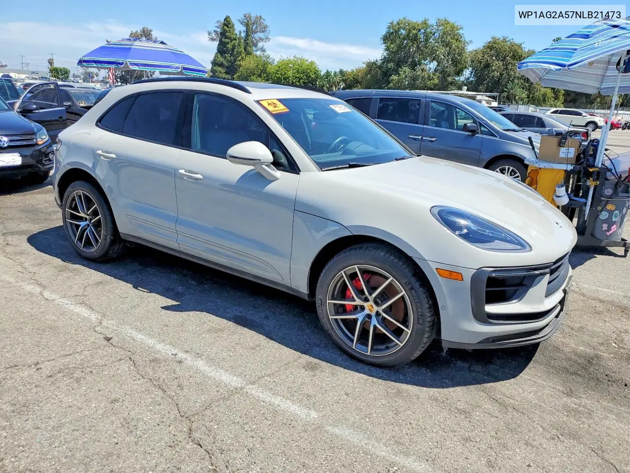 2022 Porsche Macan S VIN: WP1AG2A57NLB21473 Lot: 57056146