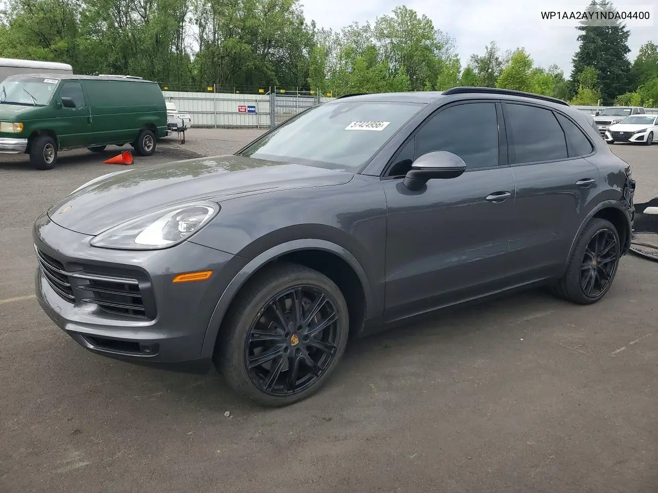 2022 Porsche Cayenne VIN: WP1AA2AY1NDA04400 Lot: 57424956
