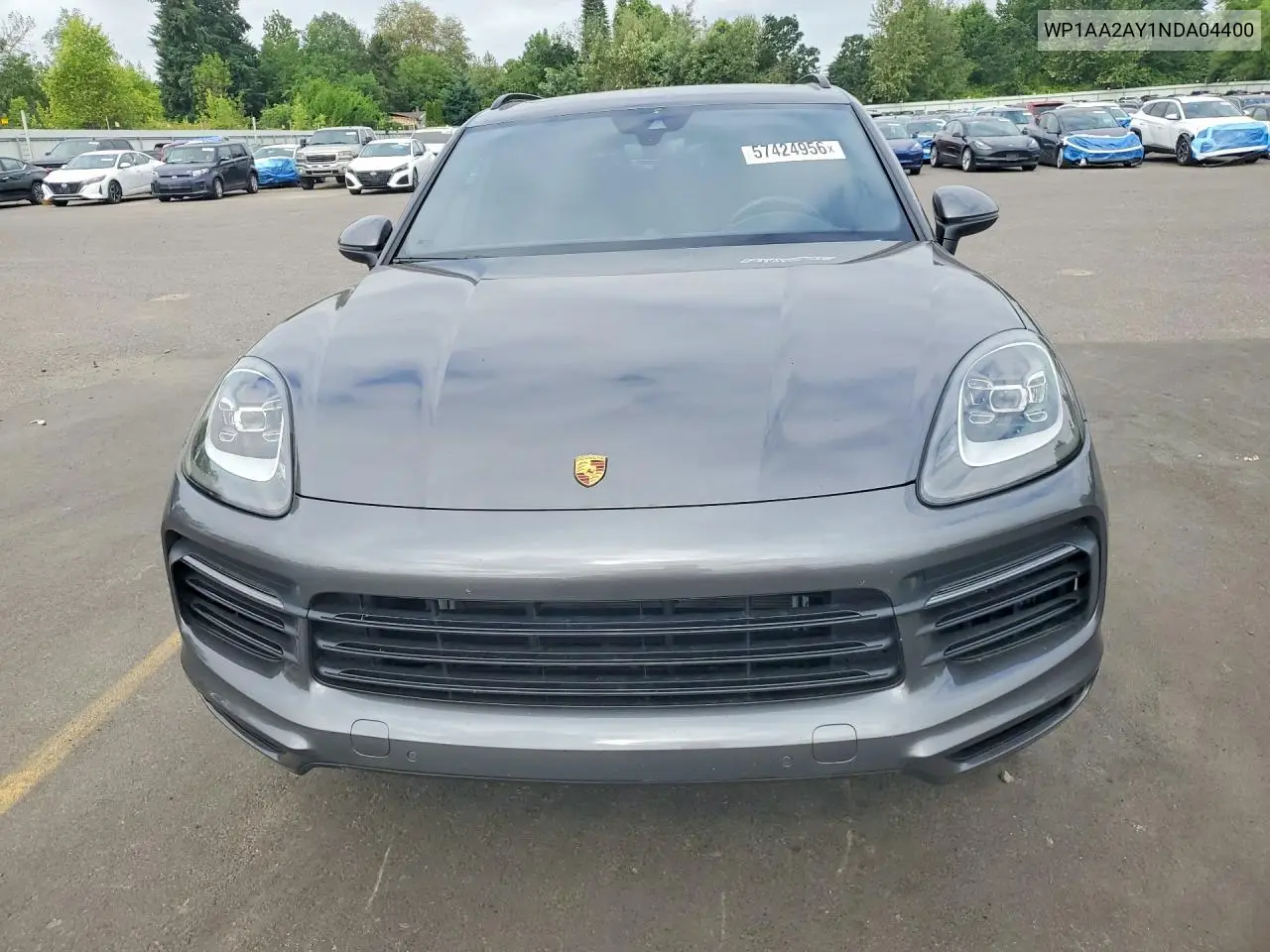 2022 Porsche Cayenne VIN: WP1AA2AY1NDA04400 Lot: 57424956