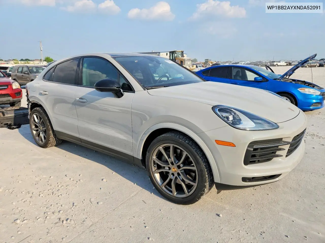 2022 Porsche Cayenne S Coupe VIN: WP1BB2AYXNDA52091 Lot: 57962896