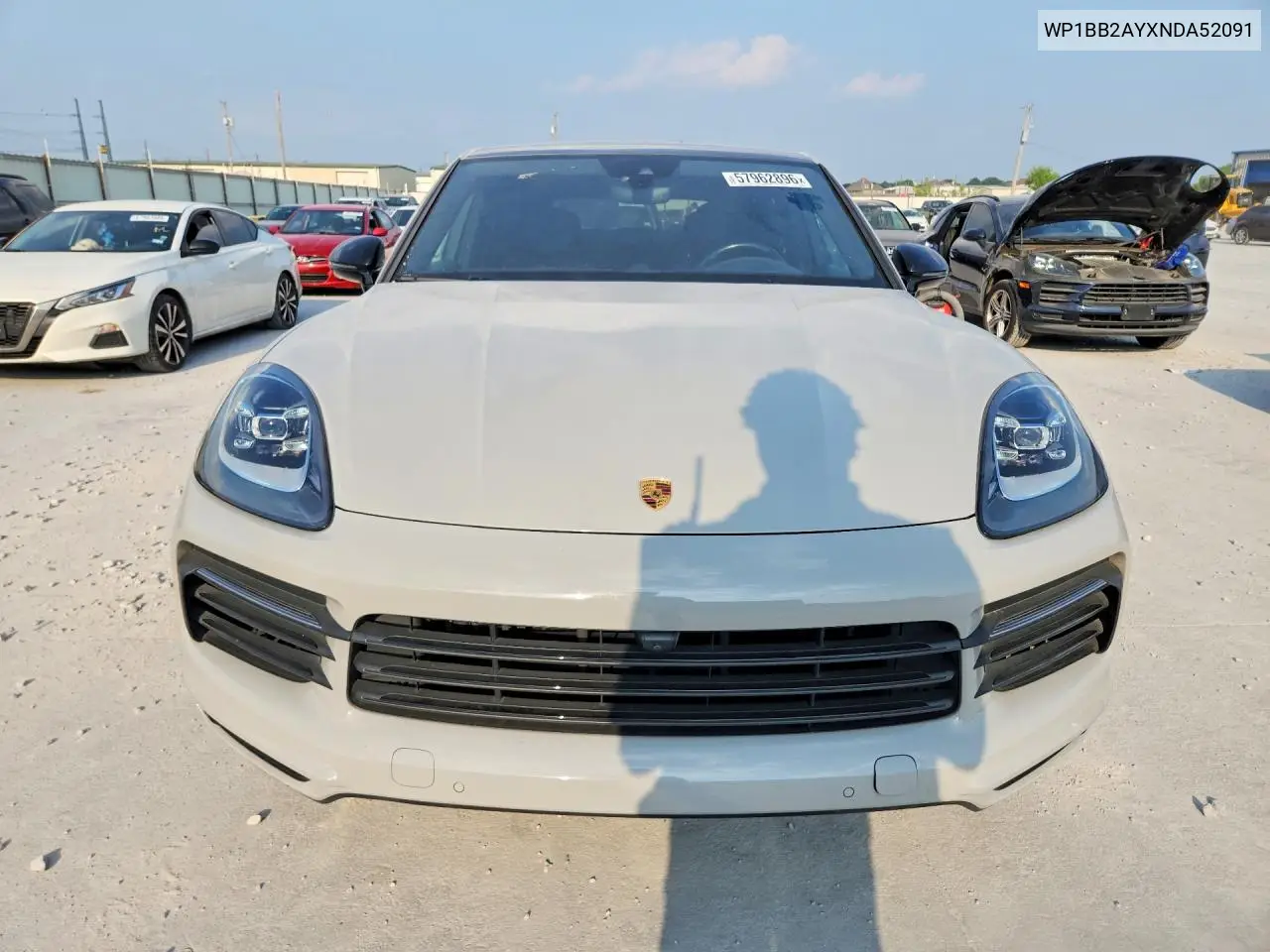 2022 Porsche Cayenne S Coupe VIN: WP1BB2AYXNDA52091 Lot: 57962896