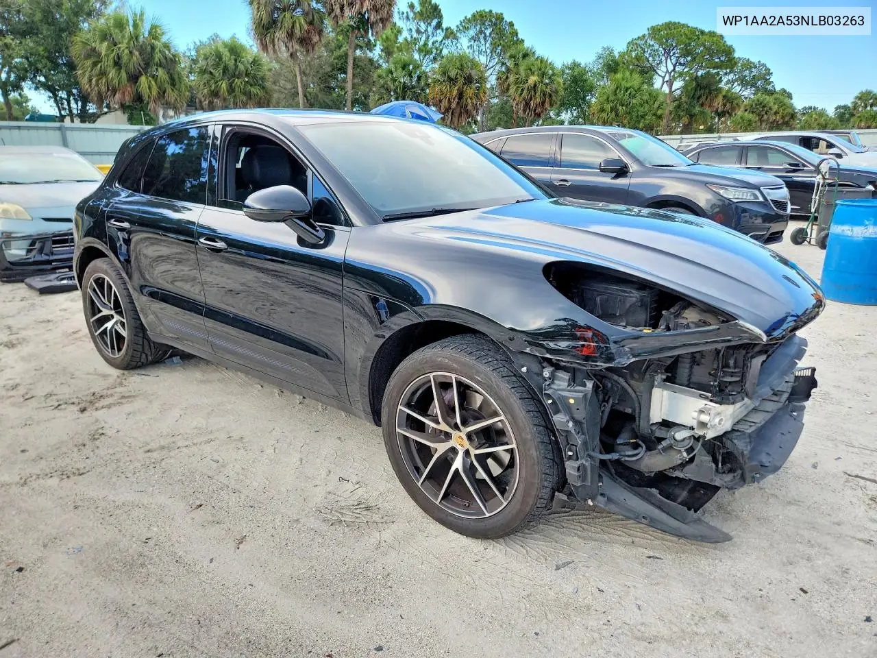 2022 Porsche Macan VIN: WP1AA2A53NLB03263 Lot: 58190496