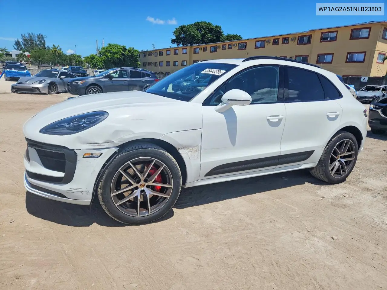 2022 Porsche Macan S VIN: WP1AG2A51NLB23803 Lot: 58442256