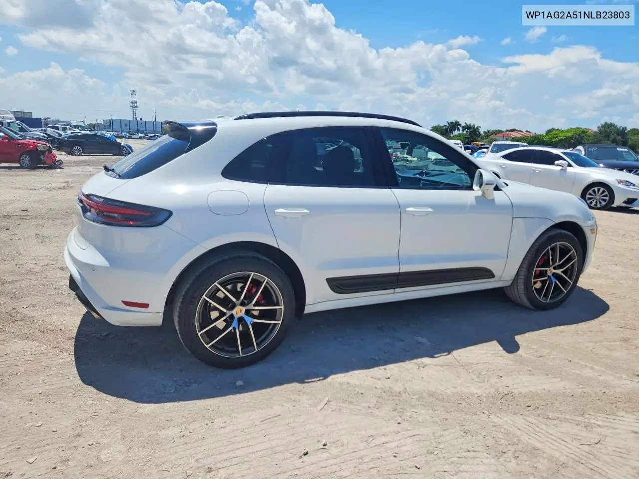 2022 Porsche Macan S VIN: WP1AG2A51NLB23803 Lot: 58442256