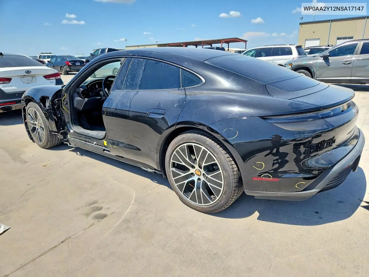 2022 Porsche Taycan VIN: WP0AA2Y12NSA17147 Lot: 59032186