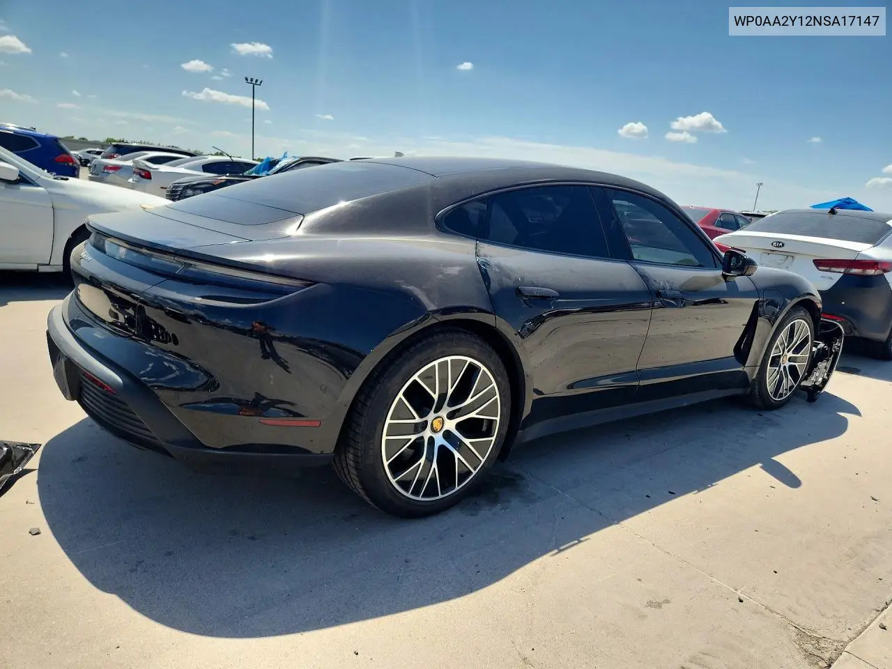 2022 Porsche Taycan VIN: WP0AA2Y12NSA17147 Lot: 59032186
