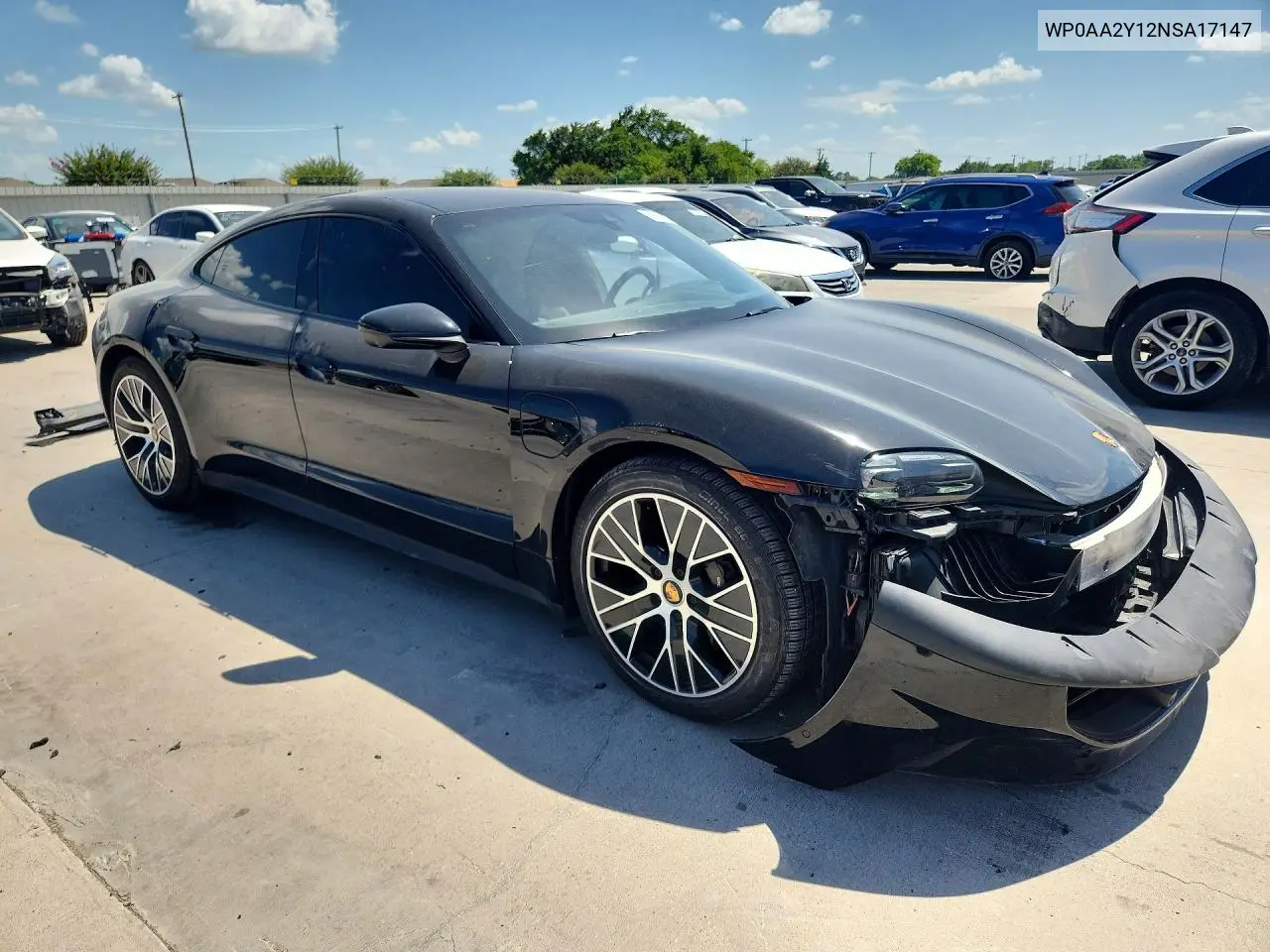 2022 Porsche Taycan VIN: WP0AA2Y12NSA17147 Lot: 59032186