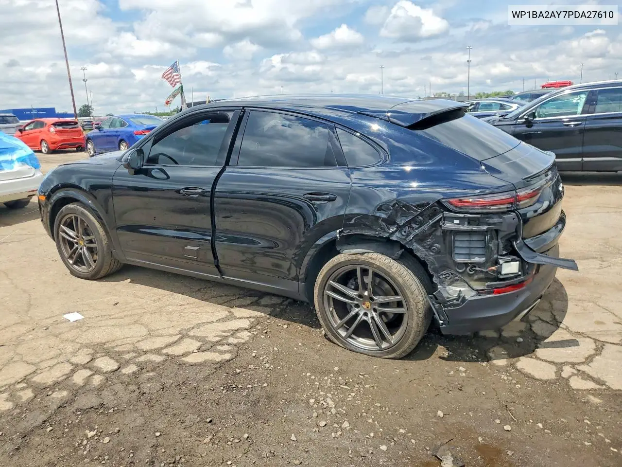 2023 Porsche Cayenne Coupe VIN: WP1BA2AY7PDA27610 Lot: 58135146