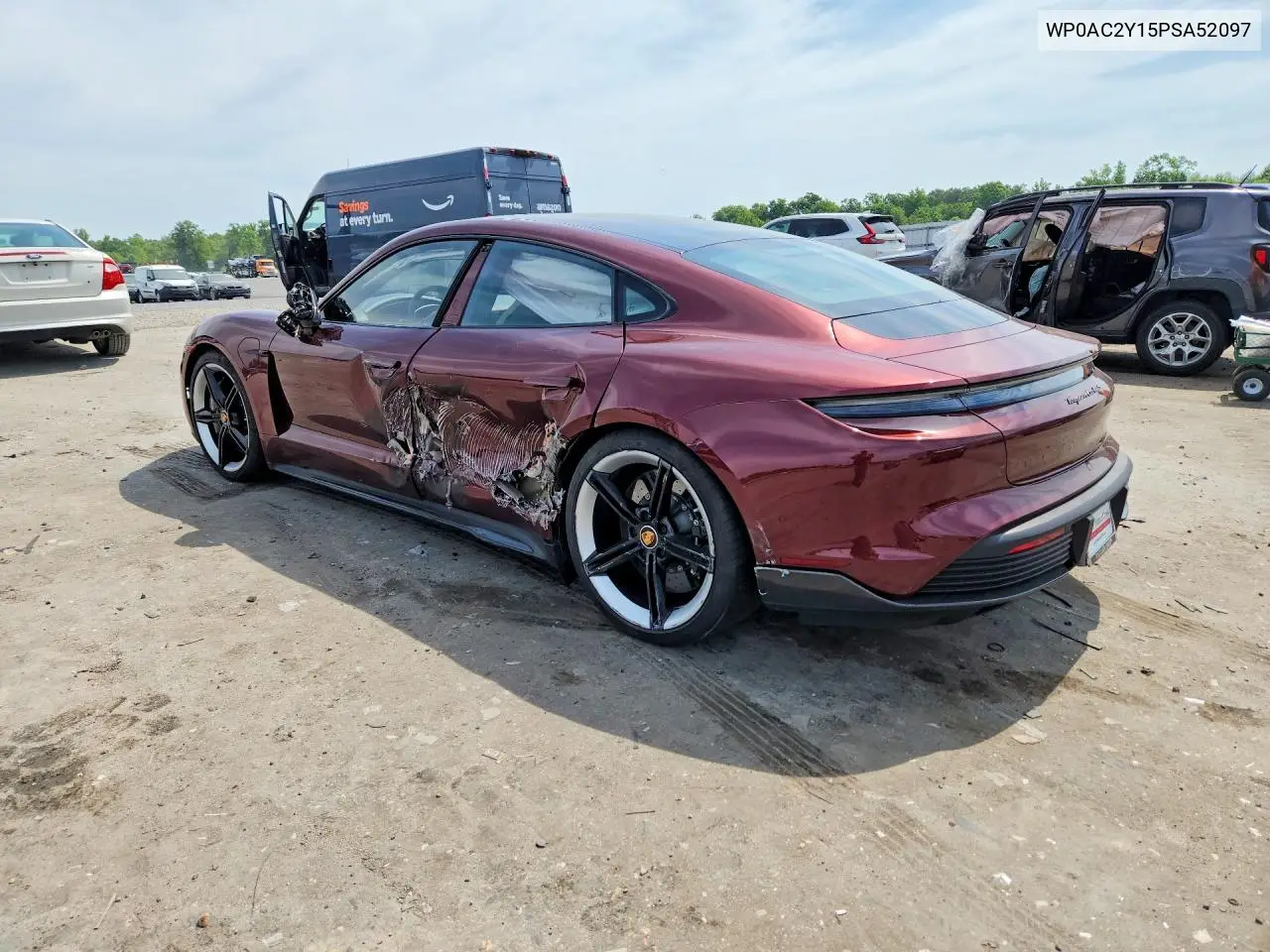 2023 Porsche Taycan Turbo VIN: WP0AC2Y15PSA52097 Lot: 58728166