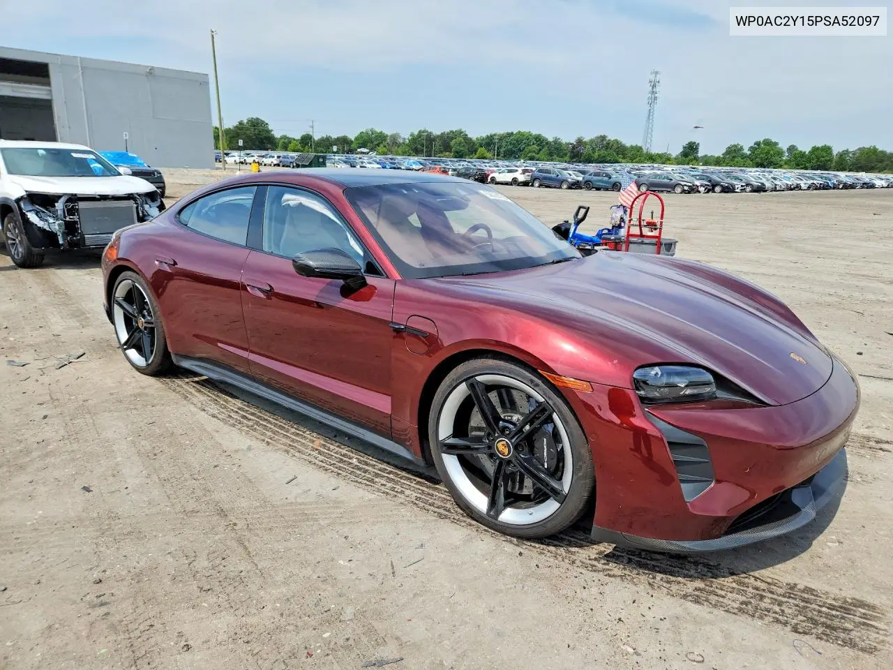 2023 Porsche Taycan Turbo VIN: WP0AC2Y15PSA52097 Lot: 58728166
