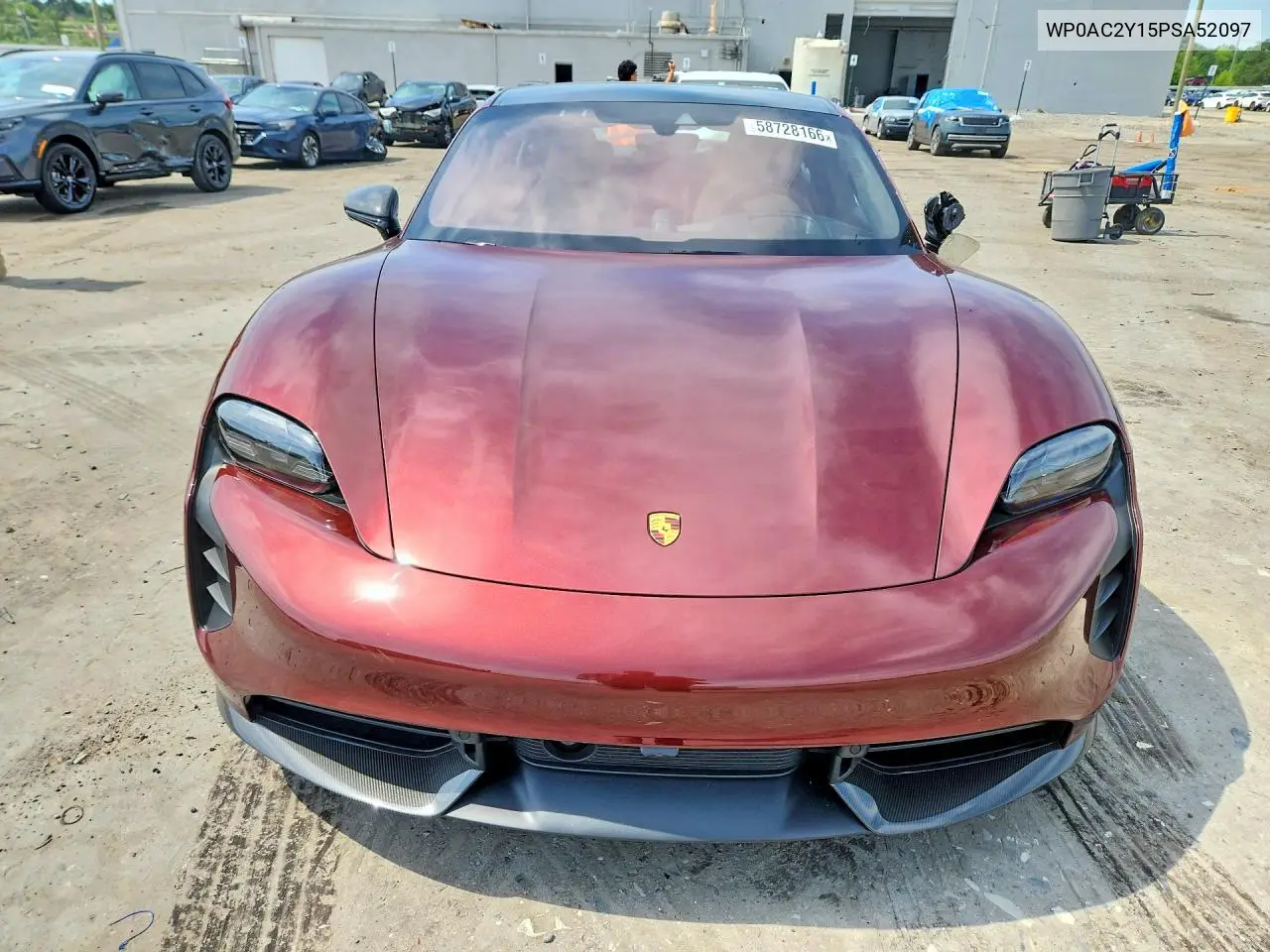 2023 Porsche Taycan Turbo VIN: WP0AC2Y15PSA52097 Lot: 58728166