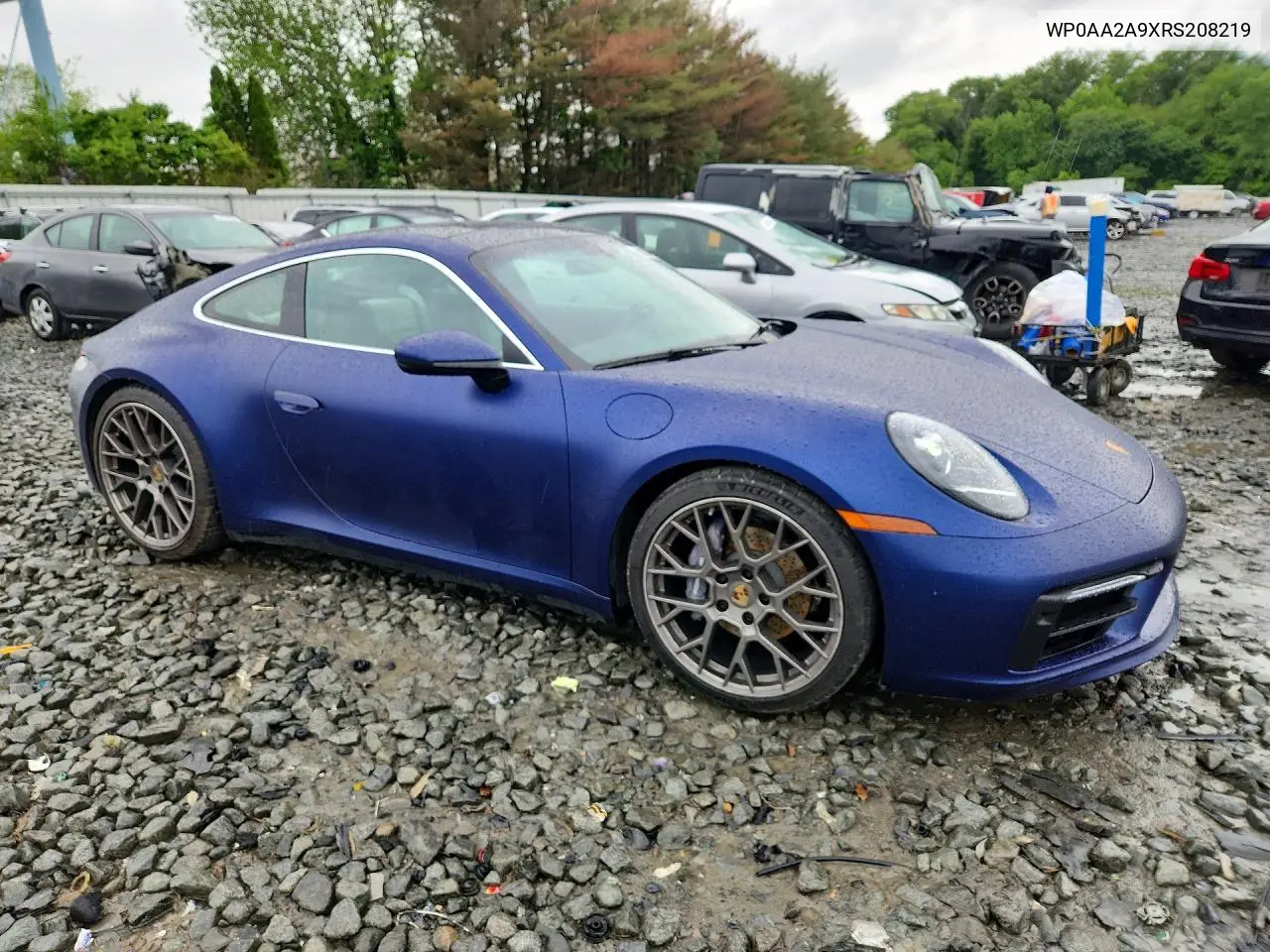 2024 Porsche 911 Carrera VIN: WP0AA2A9XRS208219 Lot: 54148046
