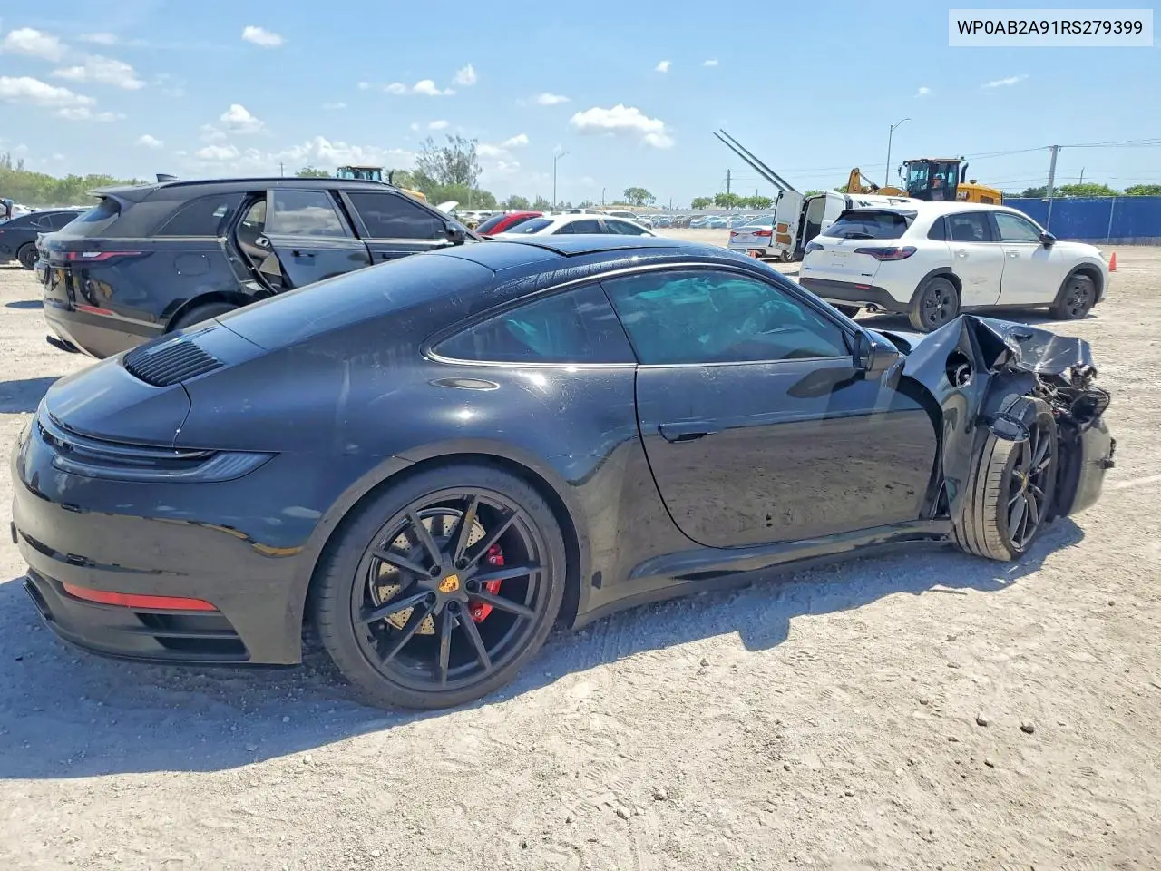 2024 Porsche 911 Carrera S VIN: WP0AB2A91RS279399 Lot: 57533996