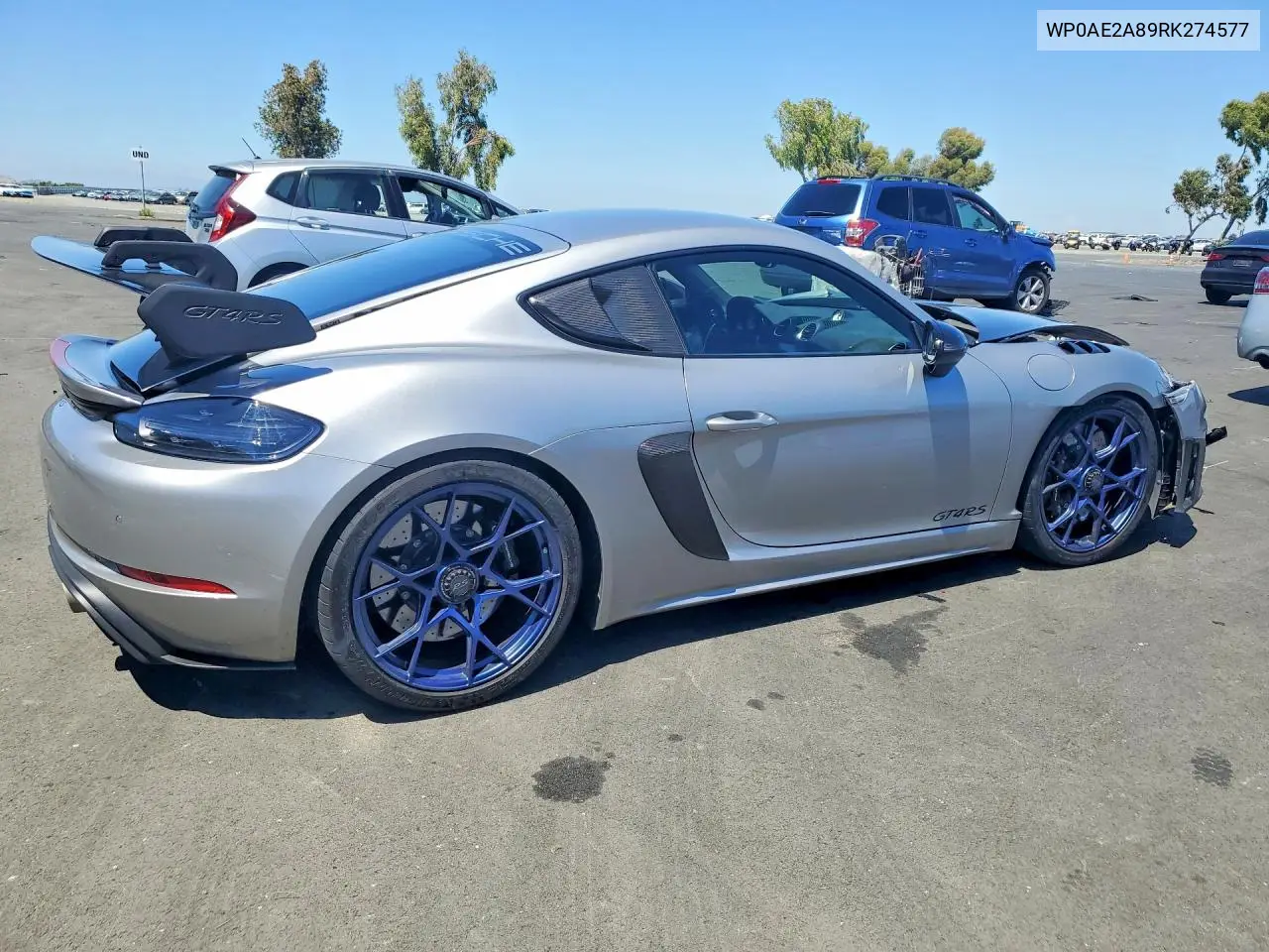 2024 Porsche Cayman Gt4 Rs VIN: WP0AE2A89RK274577 Lot: 58415466