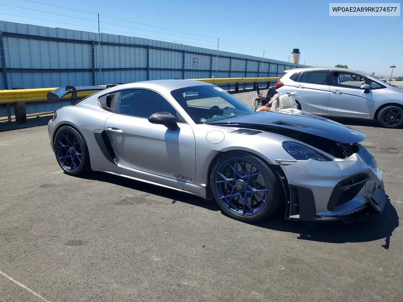 2024 Porsche Cayman Gt4 Rs VIN: WP0AE2A89RK274577 Lot: 58415466