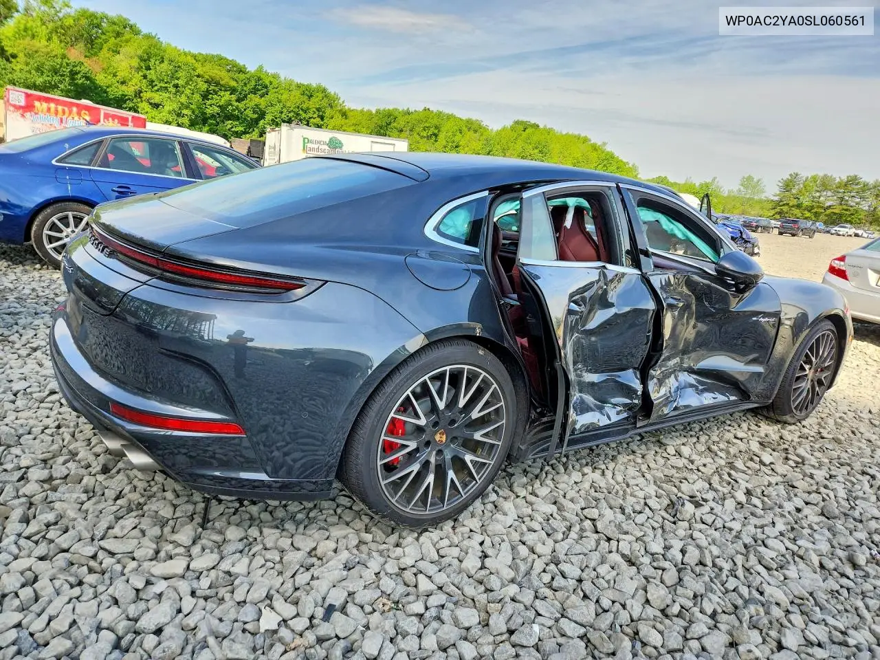 2025 Porsche Panamera 4S E-Hybrid VIN: WP0AC2YA0SL060561 Lot: 53412396