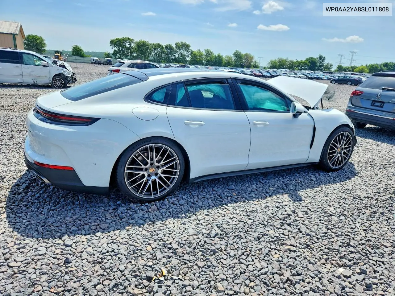 2025 Porsche Panamera Base VIN: WP0AA2YA8SL011808 Lot: 56984696