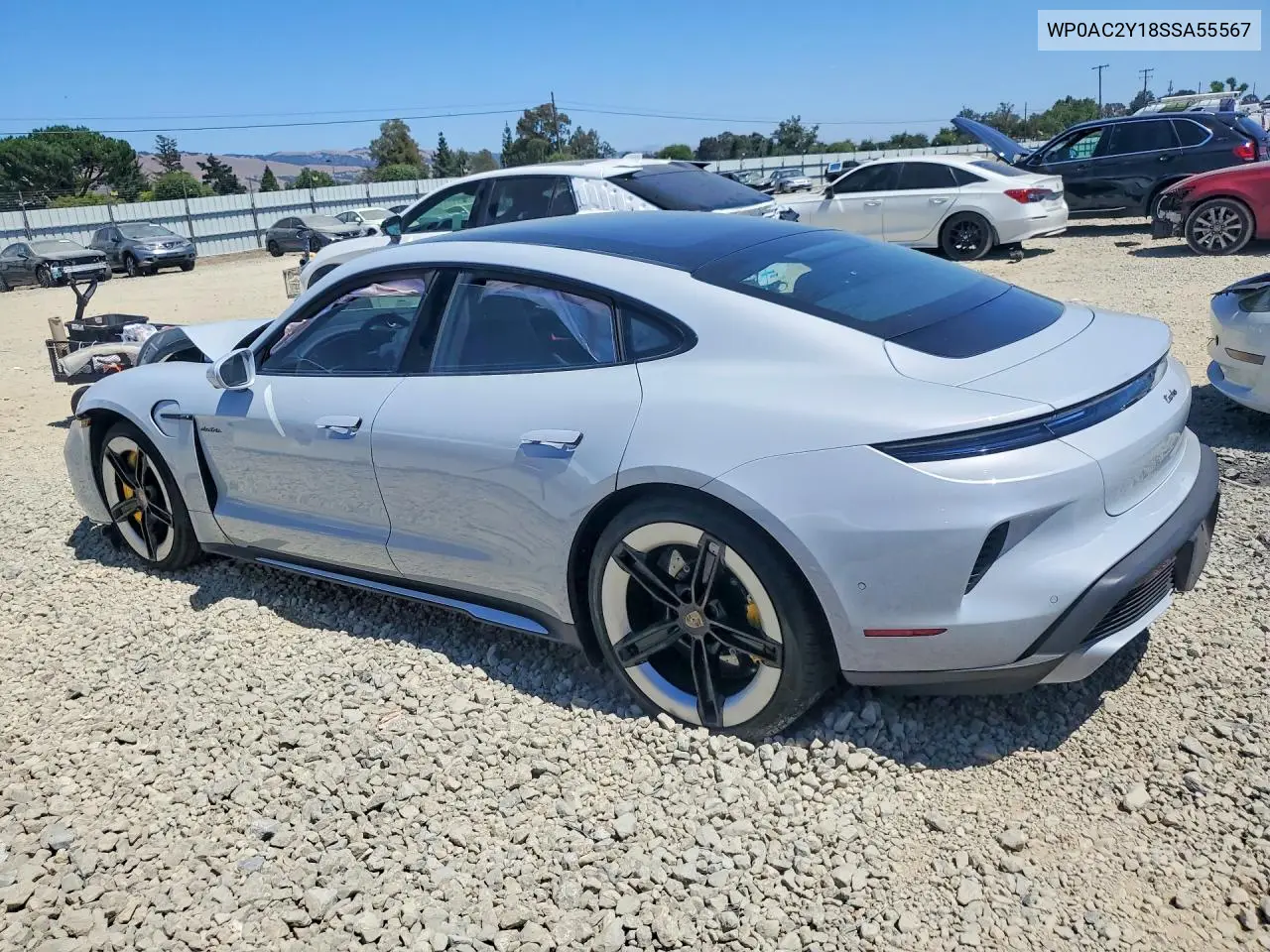 2025 Porsche Taycan Turbo VIN: WP0AC2Y18SSA55567 Lot: 58798466