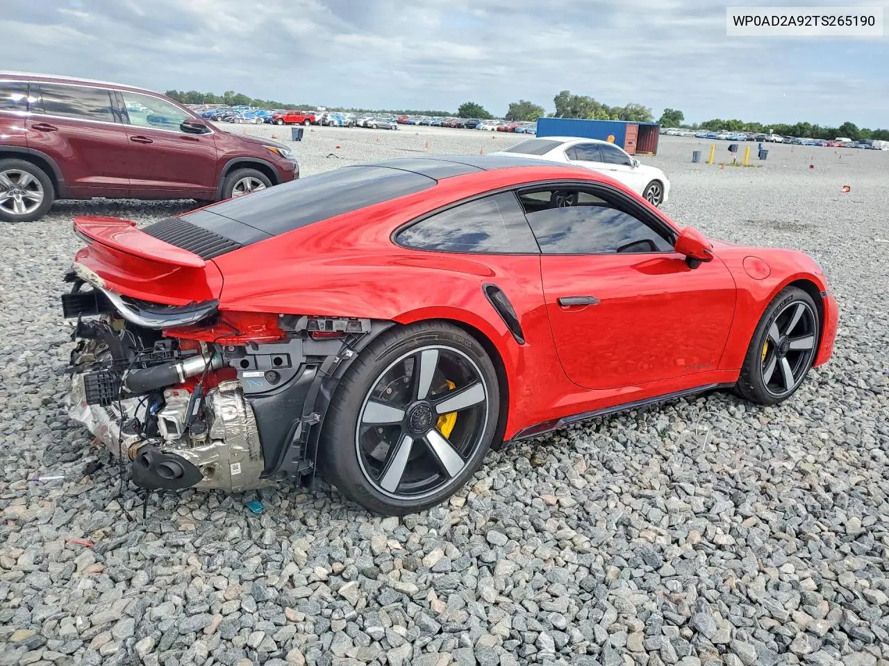 2026 Porsche 911 Turbo S VIN: WP0AD2A92TS265190 Lot: 56353716
