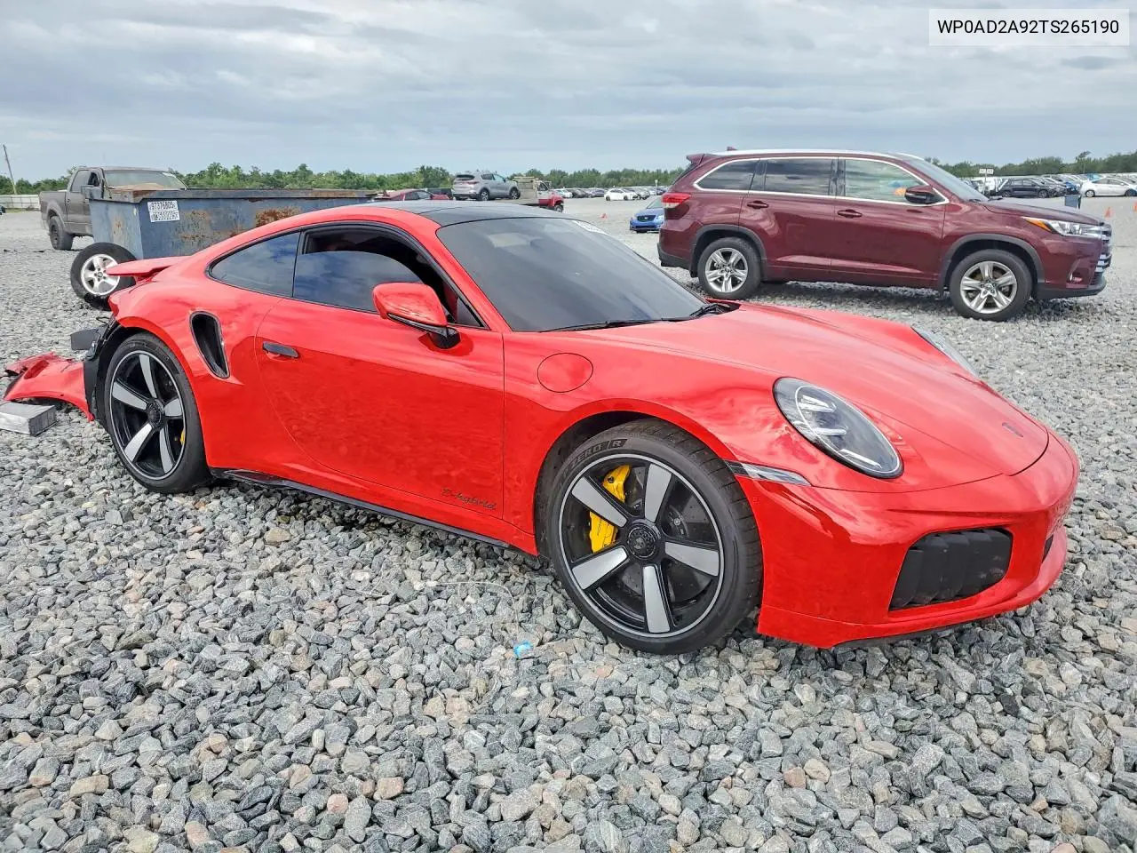 2026 Porsche 911 Turbo S VIN: WP0AD2A92TS265190 Lot: 56353716