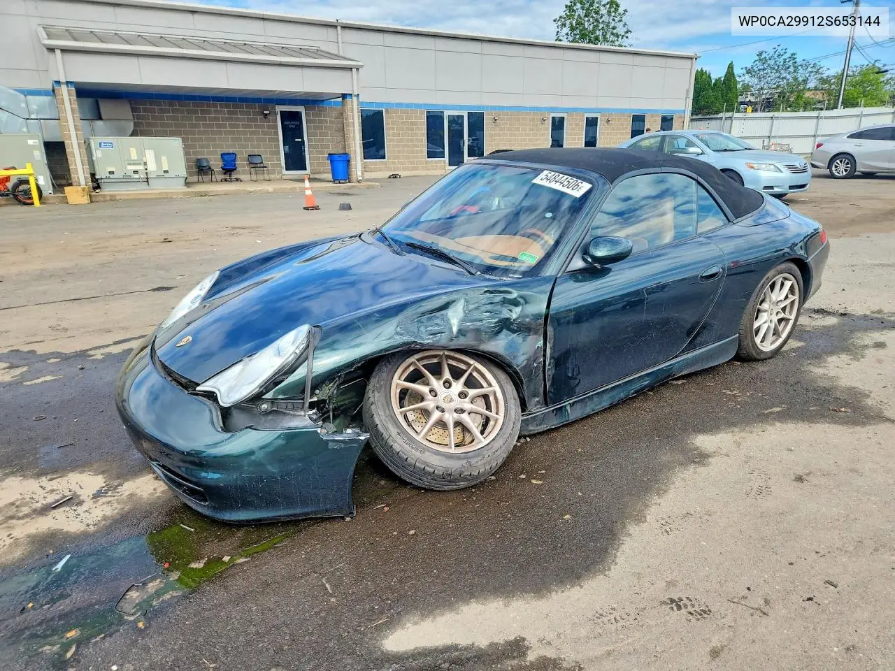 2002 Porsche 911 Carrera 2 VIN: WP0CA29912S653144 Lot: 54844506