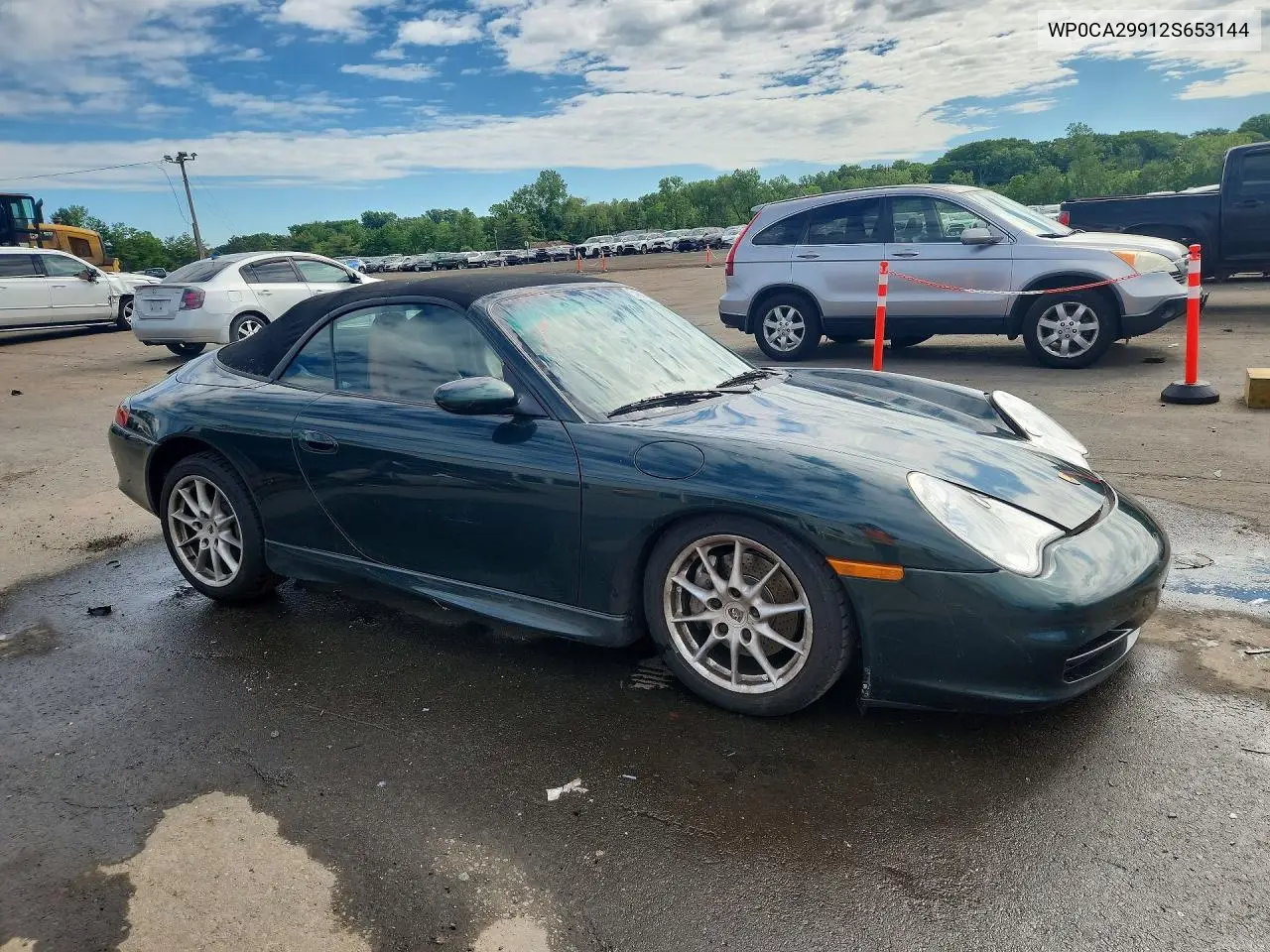 2002 Porsche 911 Carrera 2 VIN: WP0CA29912S653144 Lot: 54844506