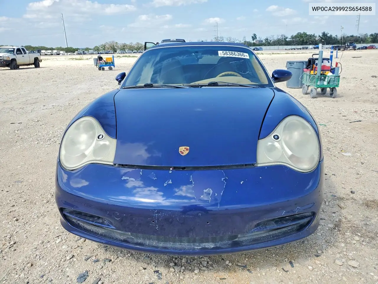 2002 Porsche 911 Carrera 2 VIN: WP0CA29992S654588 Lot: 58386366