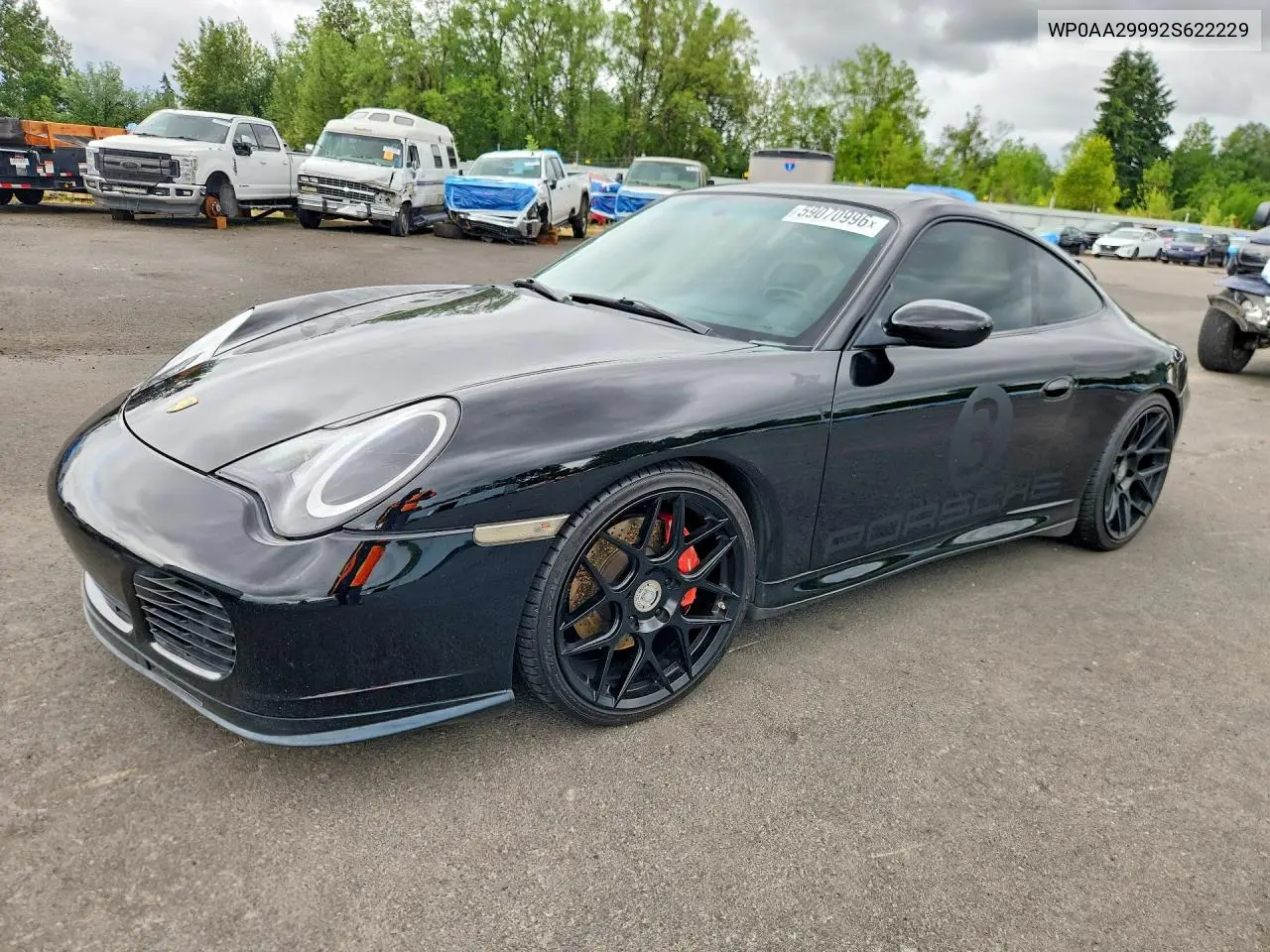 2002 Porsche 911 Carrera 2 VIN: WP0AA29992S622229 Lot: 59070996