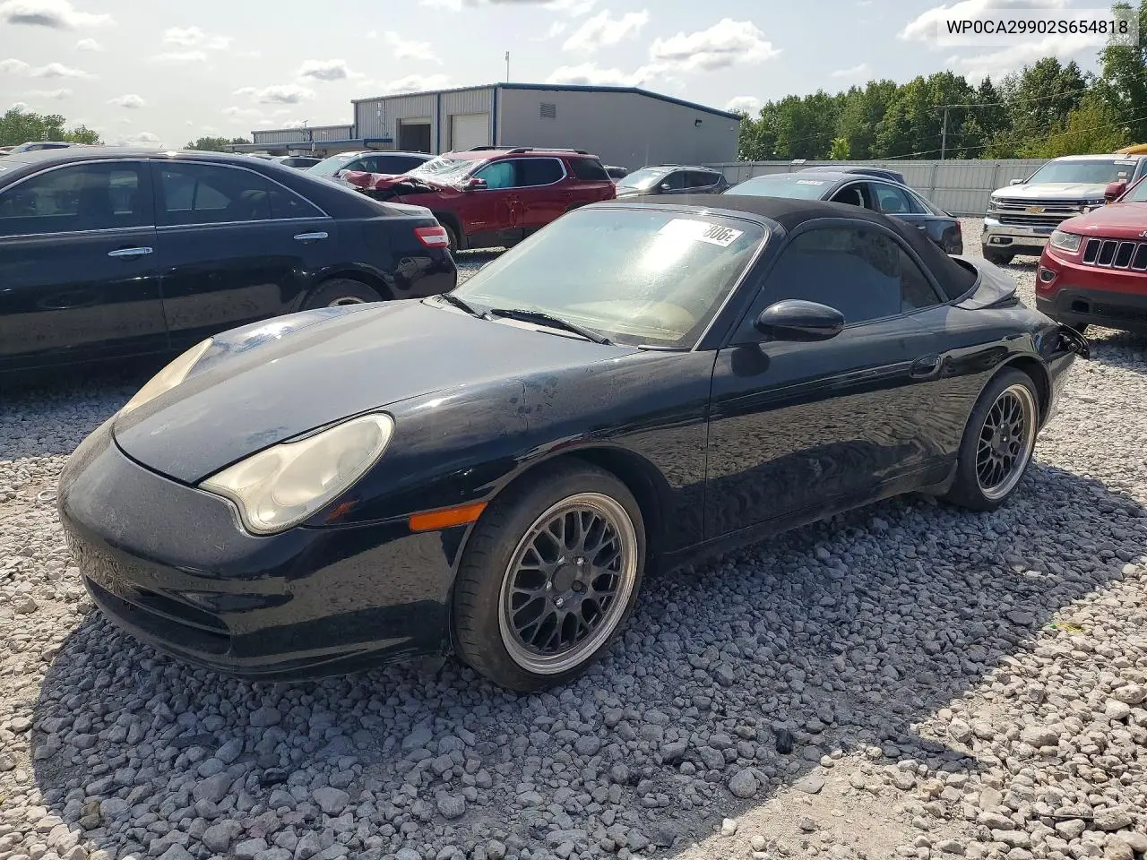 2002 Porsche 911 Carrera 2 VIN: WP0CA29902S654818 Lot: 61766806