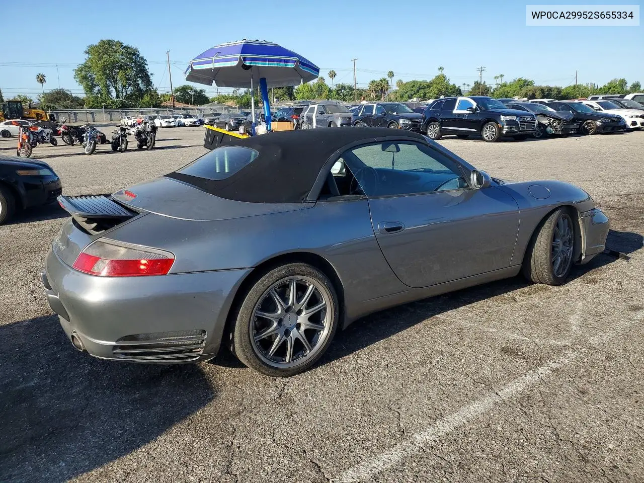 2002 Porsche 911 Carrera 2 VIN: WP0CA29952S655334 Lot: 61794916