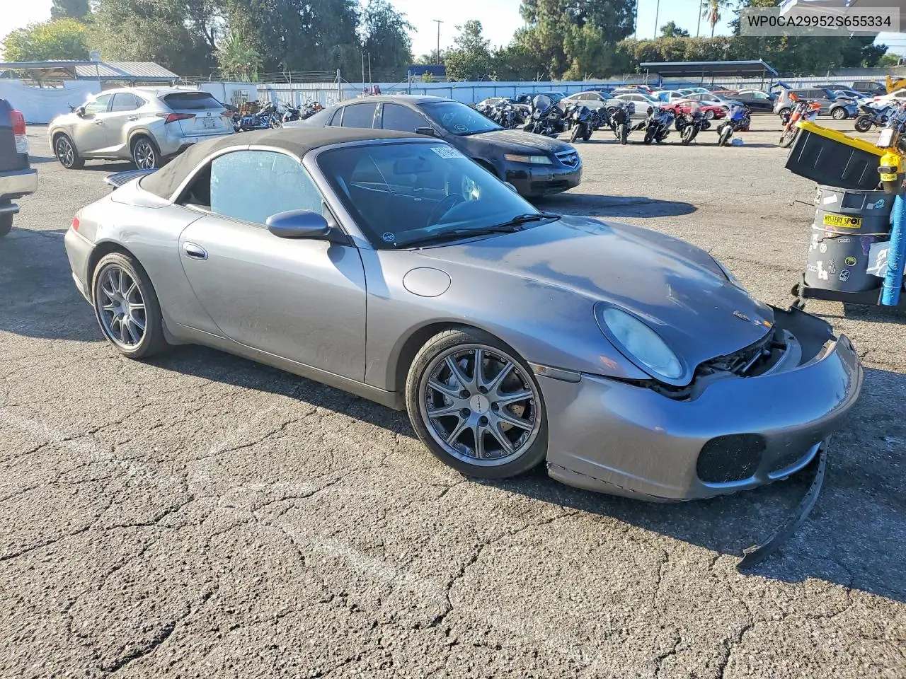 2002 Porsche 911 Carrera 2 VIN: WP0CA29952S655334 Lot: 61794916