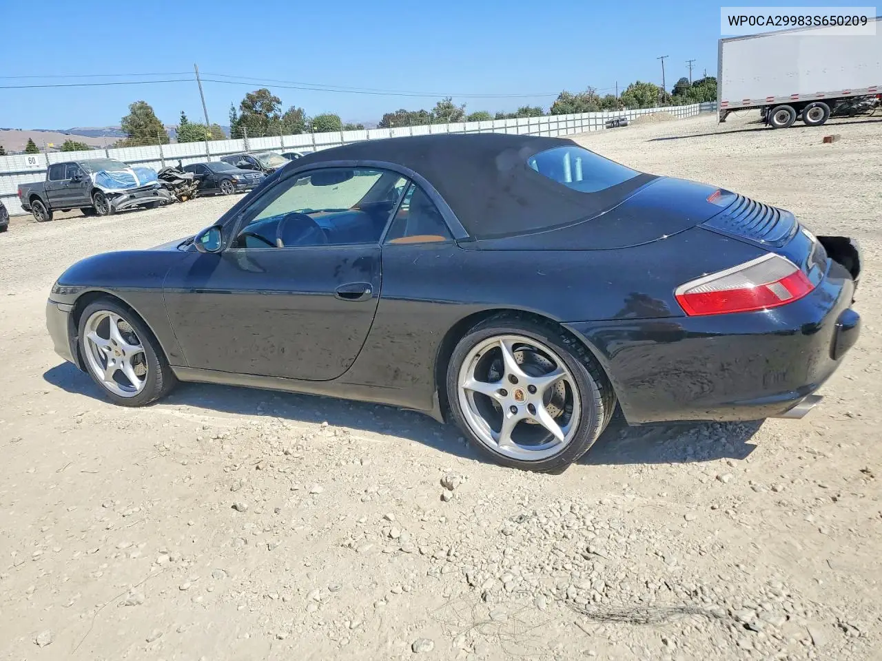 2003 Porsche 911 VIN: WP0CA29983S650209 Lot: 61498496