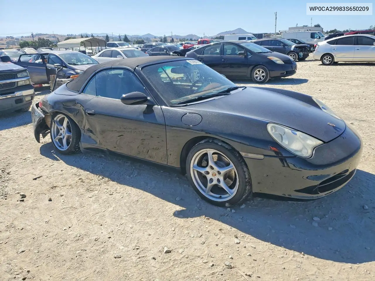 2003 Porsche 911 VIN: WP0CA29983S650209 Lot: 61498496