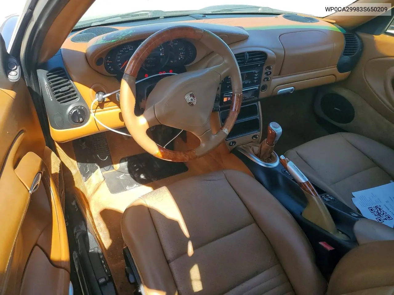 2003 Porsche 911 VIN: WP0CA29983S650209 Lot: 61498496