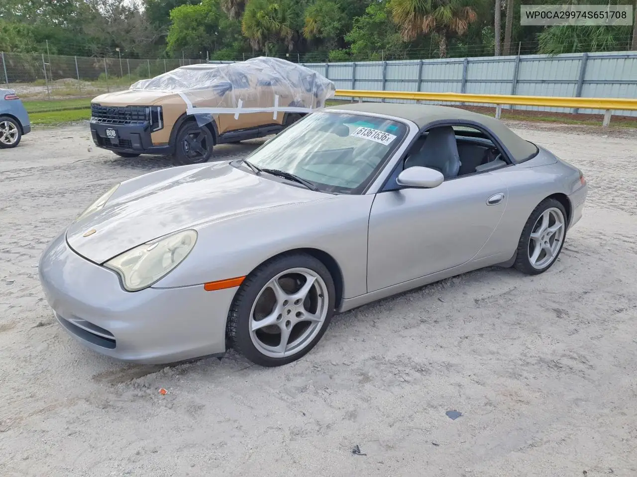 2004 Porsche 911 Carrera VIN: WP0CA29974S651708 Lot: 61361636